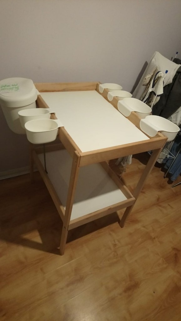ikea changing table accessories